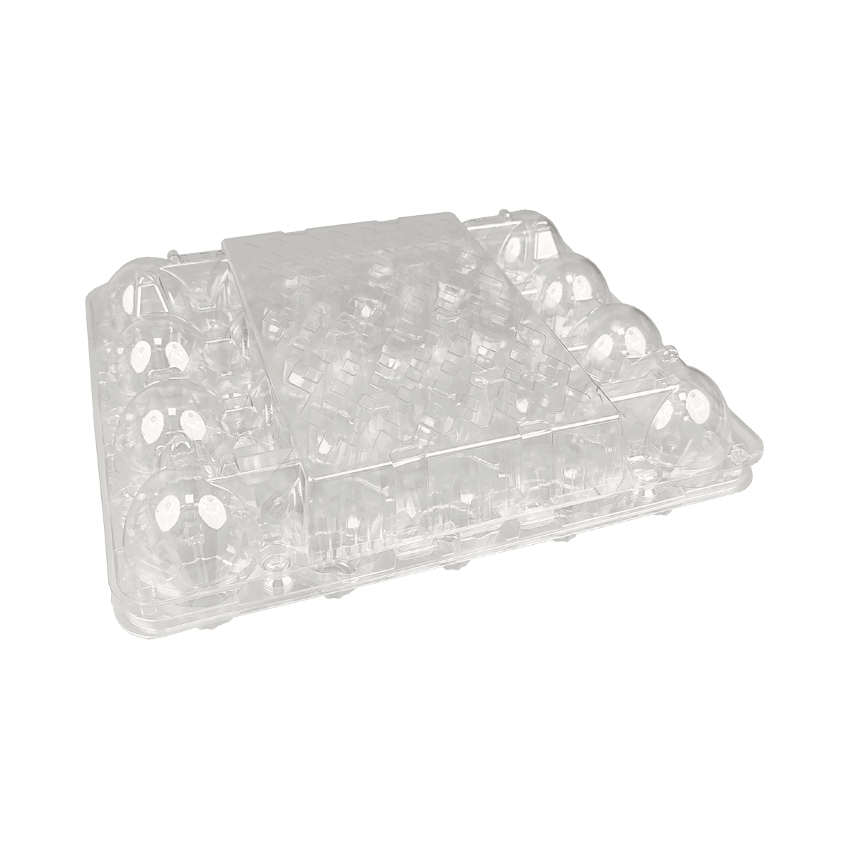 Safe for storage easy to view transparent 20 egg cartons suitable for display