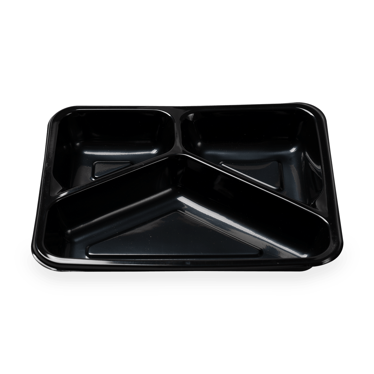 Ovenable Multi-Compartments CPET food tray and sealing film