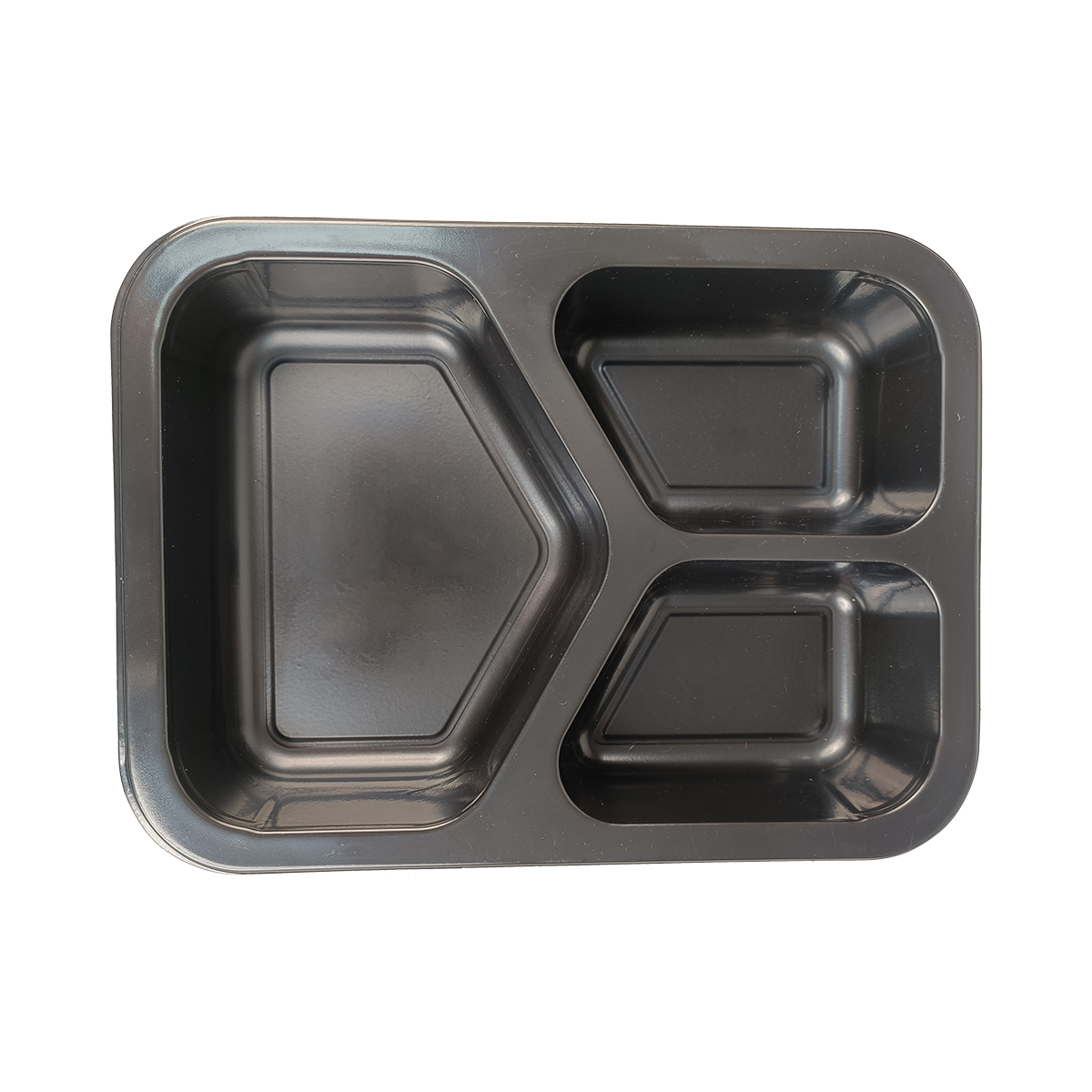 CP-3C-S Lunch Box Packaging CPET Food Tray With Lid
