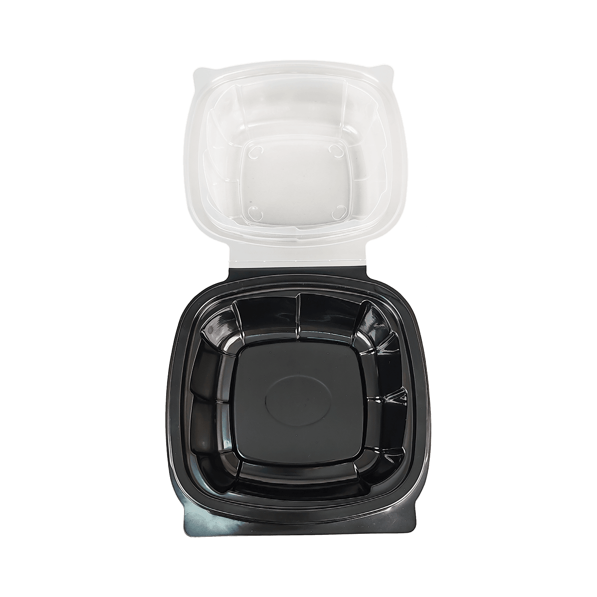 ZK-PP-037 Reusable Black PP Packaging Containers Suitable For Travel, Camping, Picnics