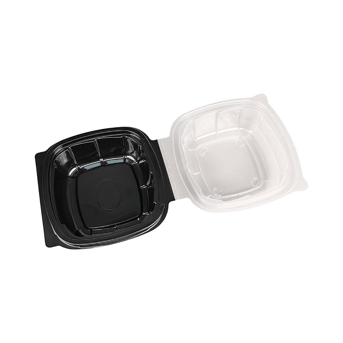 ZK-PP-037 Reusable Black PP Packaging Containers Suitable For Travel, Camping, Picnics