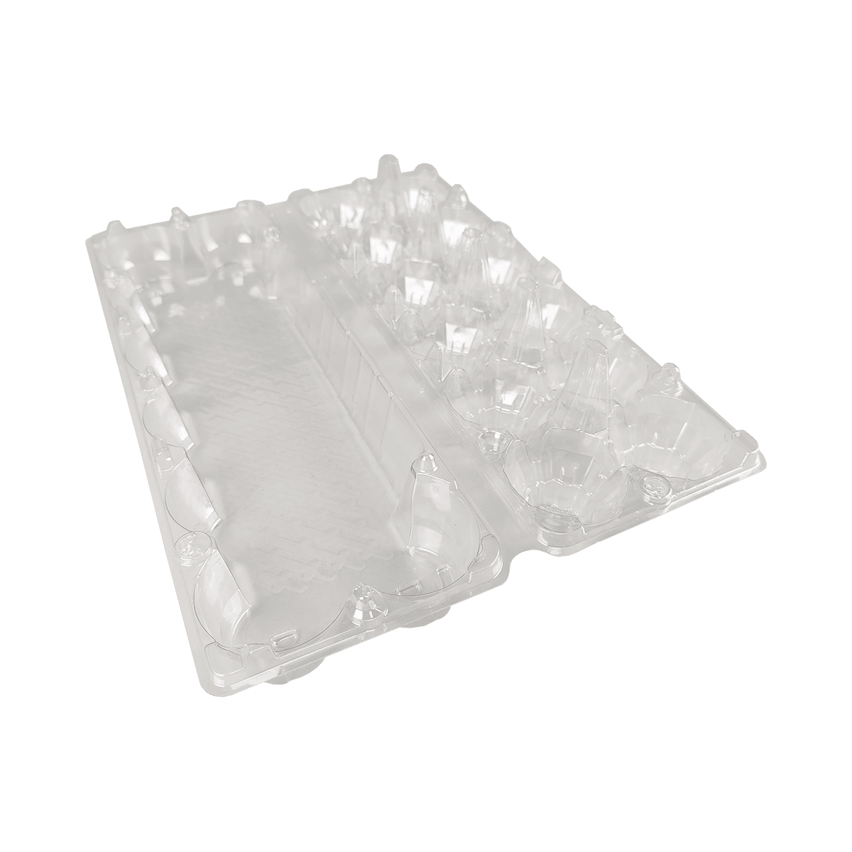 Safe and convenient PET Transparent 12 egg cartons for family-friendly ranching