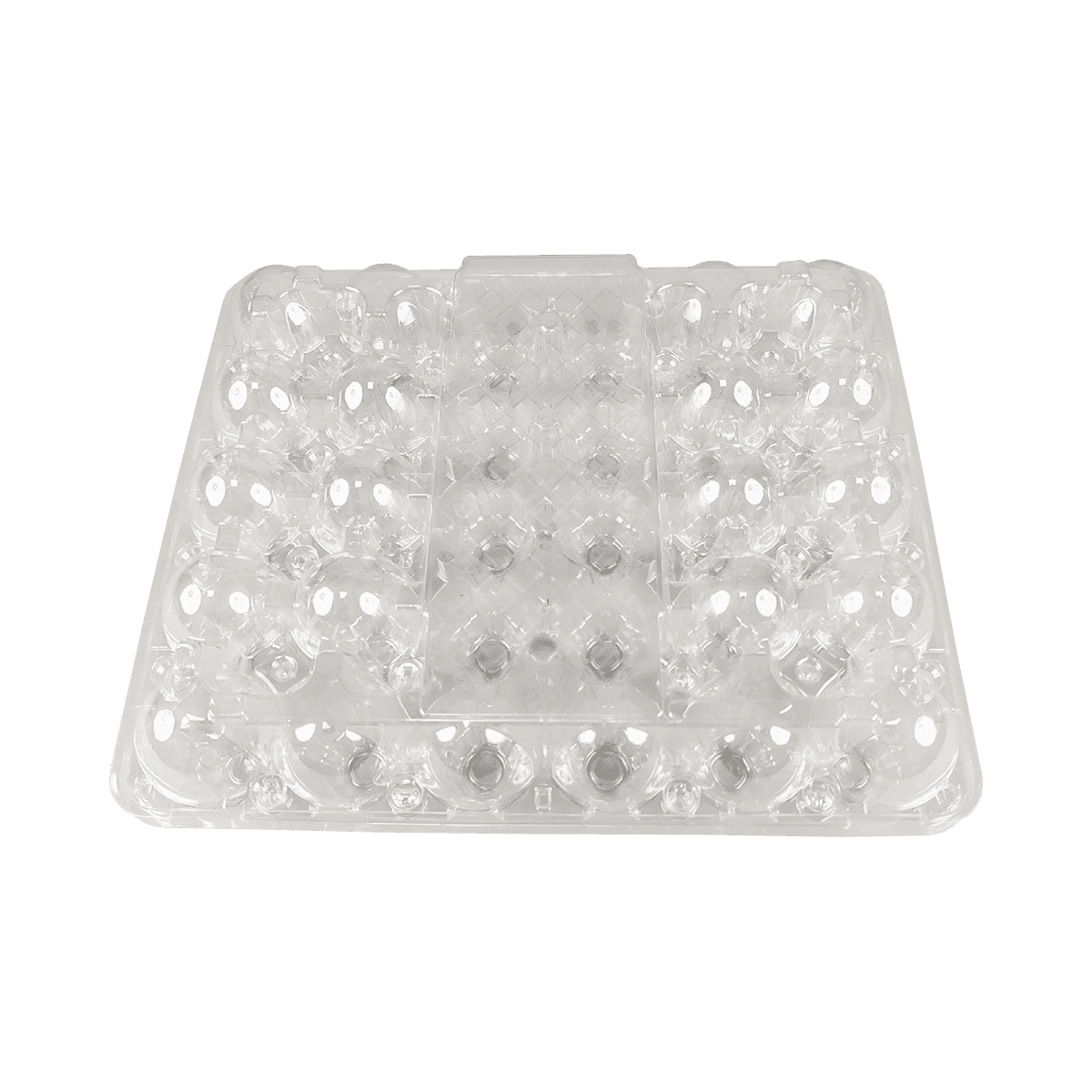 Convenient and safe storage of transparent PET 30 egg cartons
