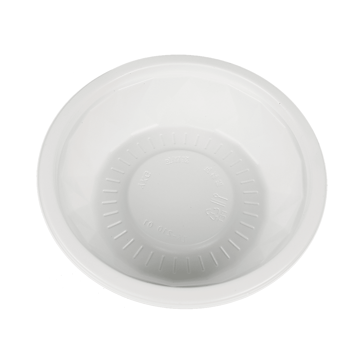 ZK-CPET-020 Disposable White CPET Round Bowl That Can Be Used For Takeaway