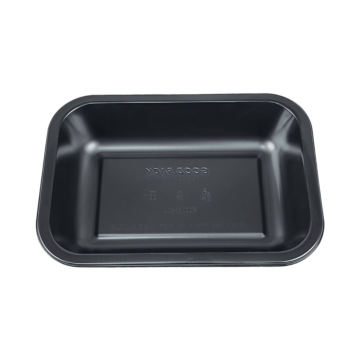 ZK-CPET-B008(GP600) Can Be Used In Microwave Oven Freezer Black CPET Packaging Containers